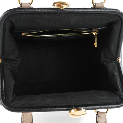 Marc Jacobs Lambskin Quilted Mini Colorblock Manhattan Stam Black Concrete 7 of 11
