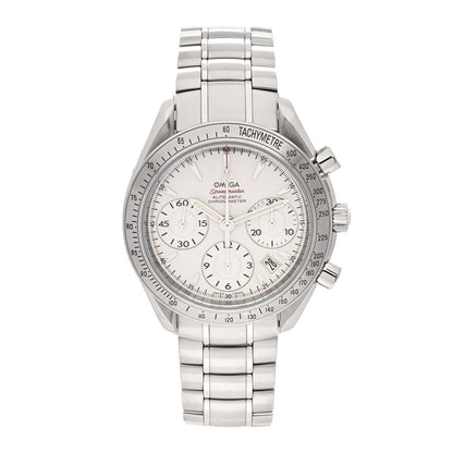 Omega Stainless Steel 40mm Speedmaster Date Chronograph Automatic Watch 323.10.40.40.02.001 1 of 4