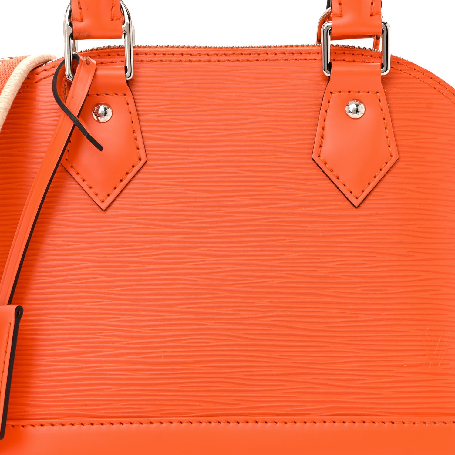 Louis Vuitton Epi Jacquard Alma BB Orange 7 of 10