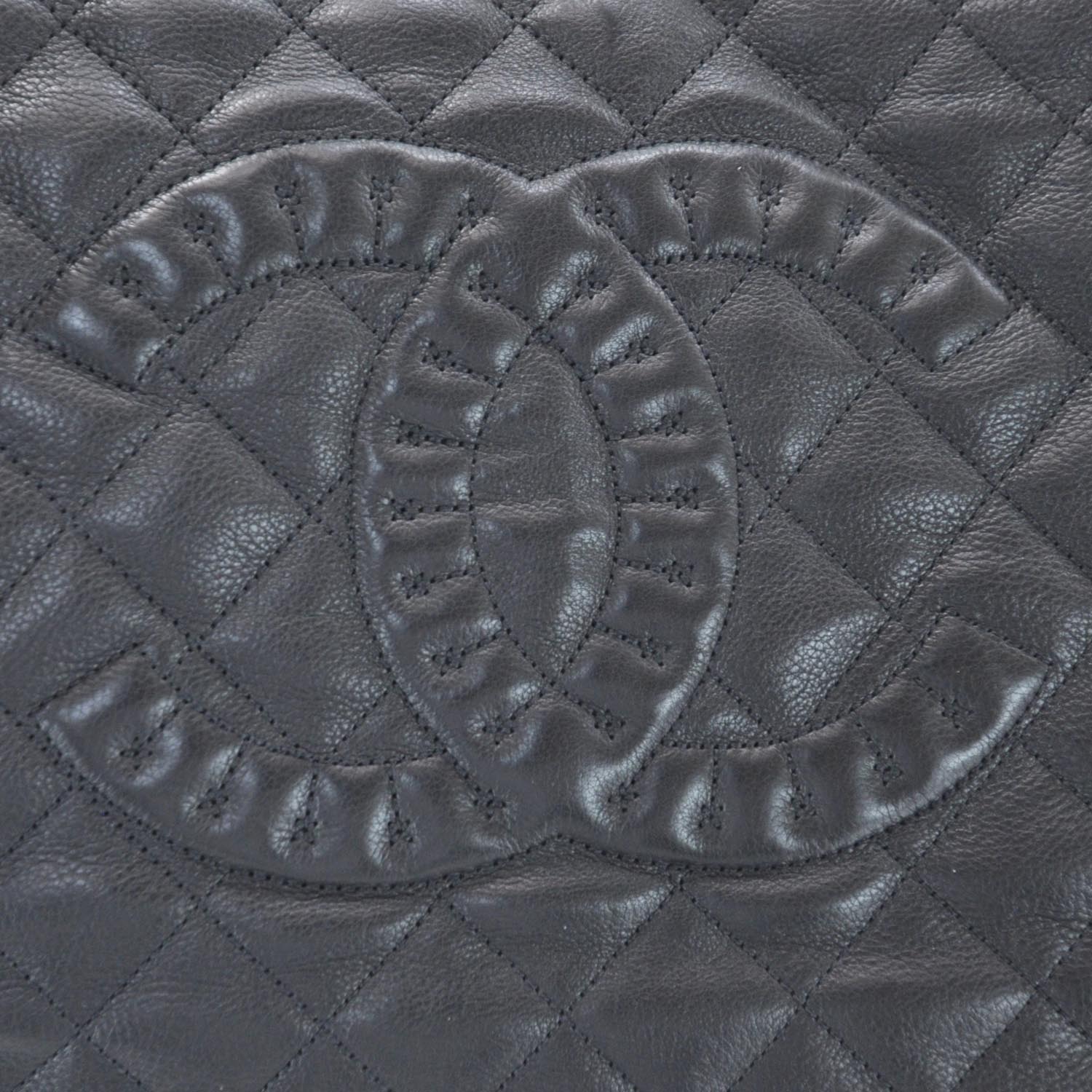 Chanel Leather Istanbul Tote Black 10 of 13