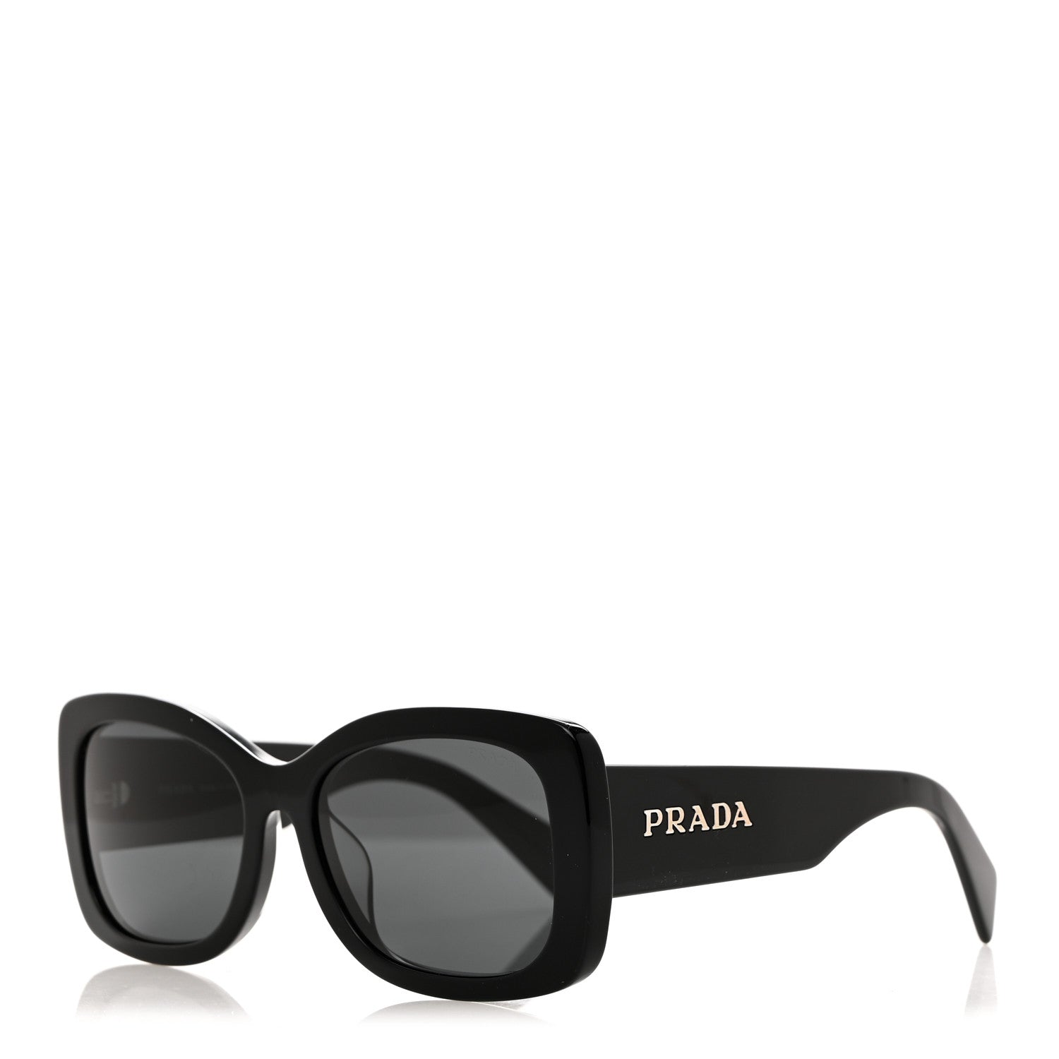 Prada Acetate Sunglasses SPR A08-F Black 1 of 8