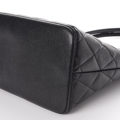 Chanel Caviar Quilted Medallion Tote Black 9 of 10