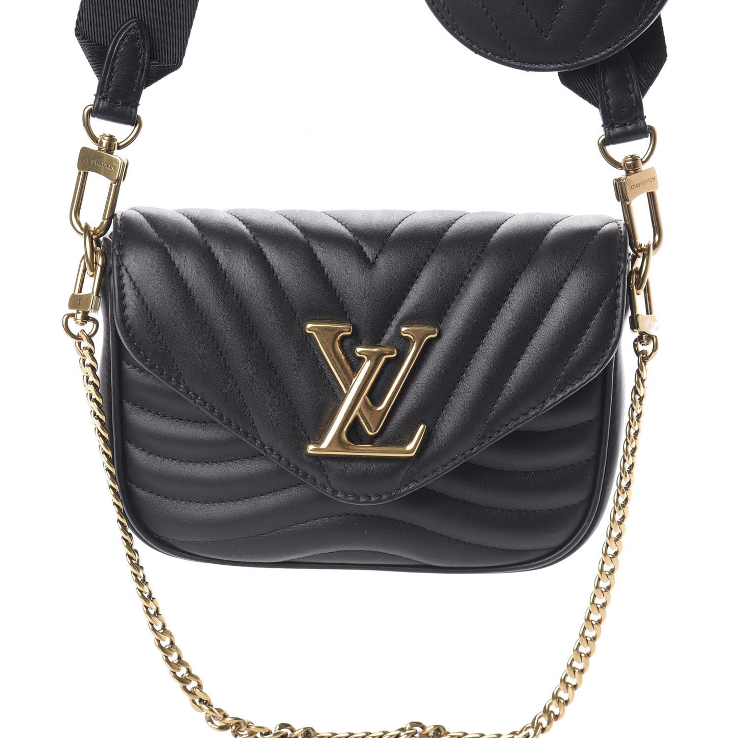 Calfskin New Wave Multi Pochette Black