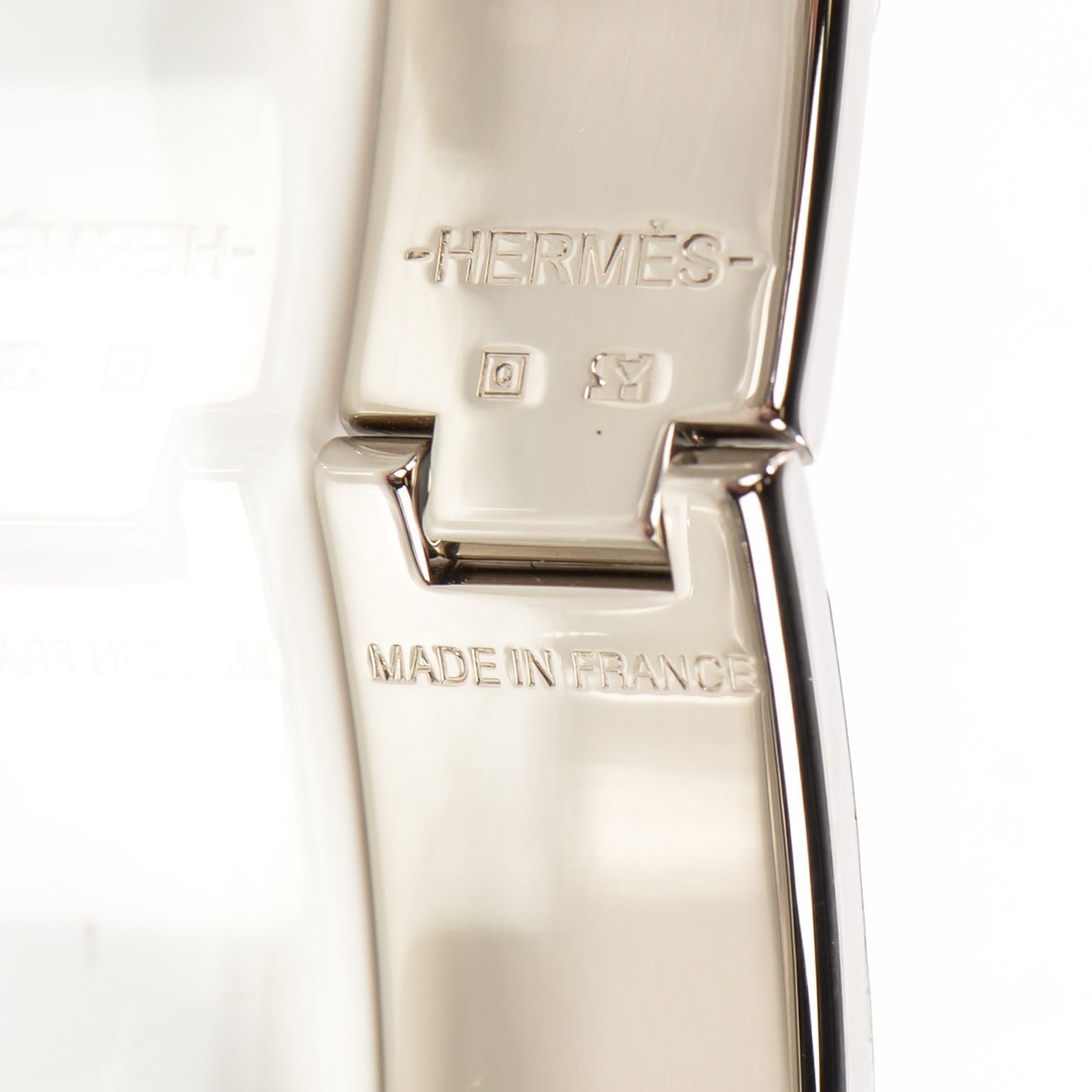 Narrow Enamel Clic Clac H Bracelet Indigo Bleu