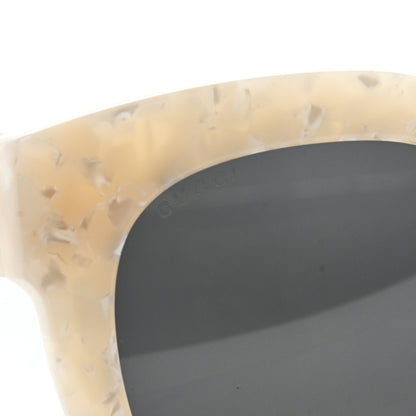 Gucci Round Frame Star Sunglasses GG0208S White 8 of 10