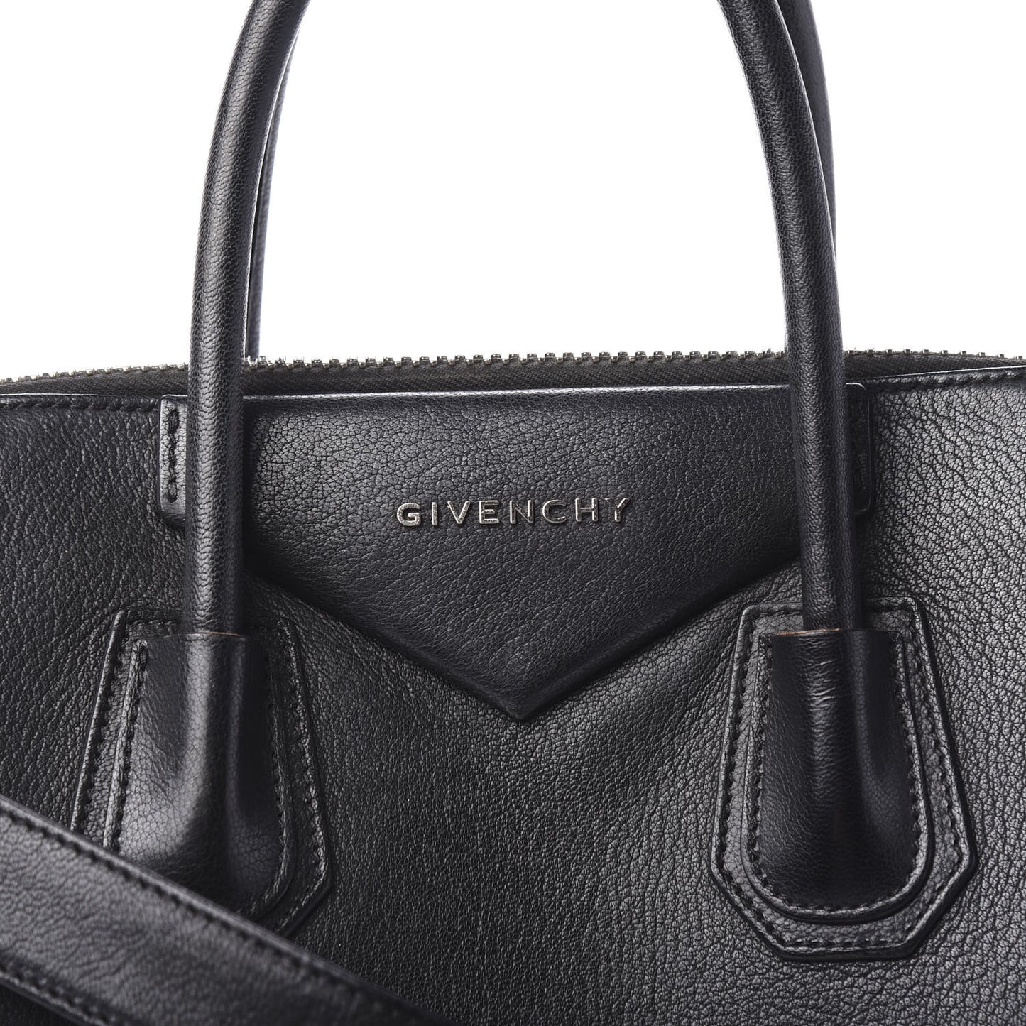 Sugar Goatskin Medium Antigona Black