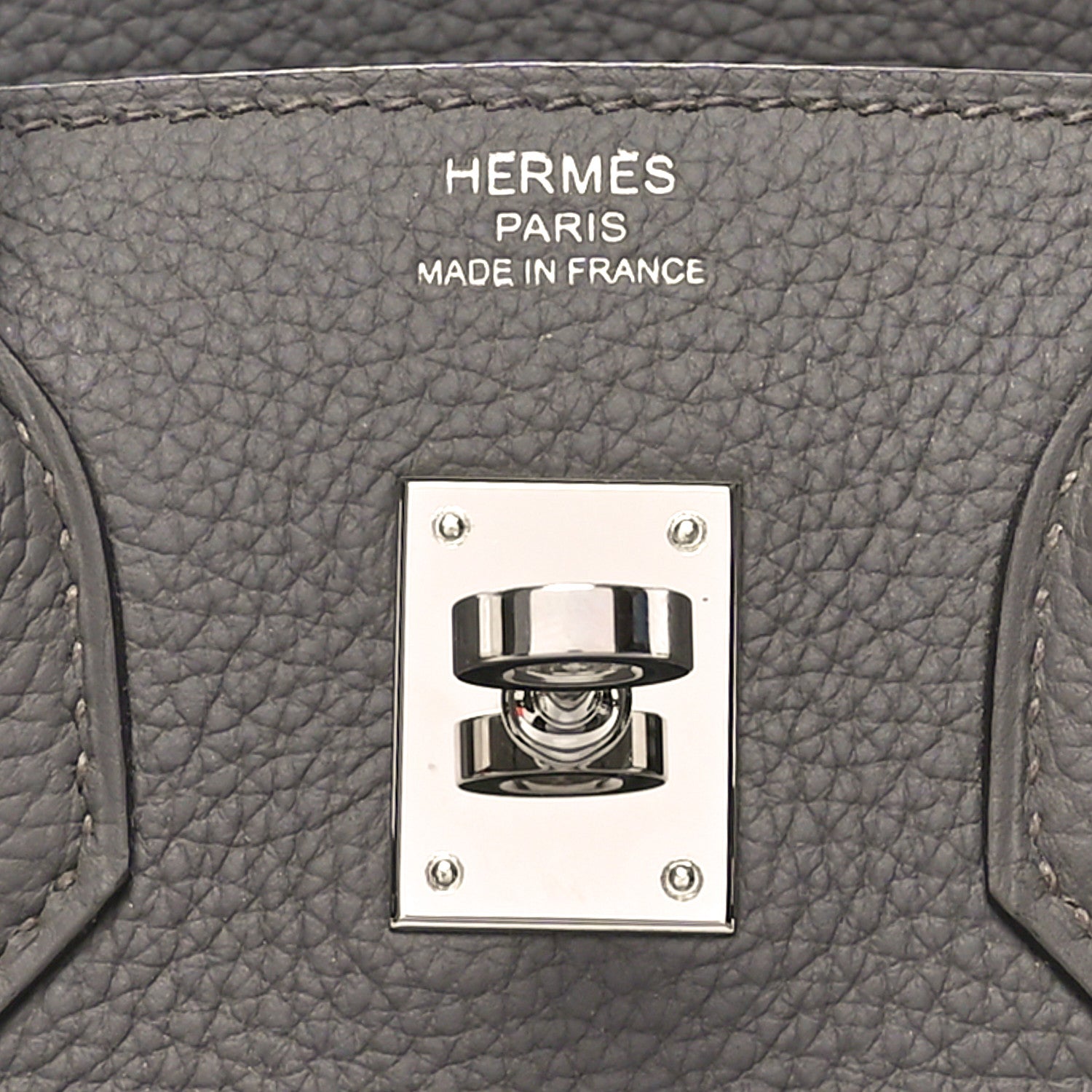 Hermes Togo Birkin 25 Etain 6 of 11