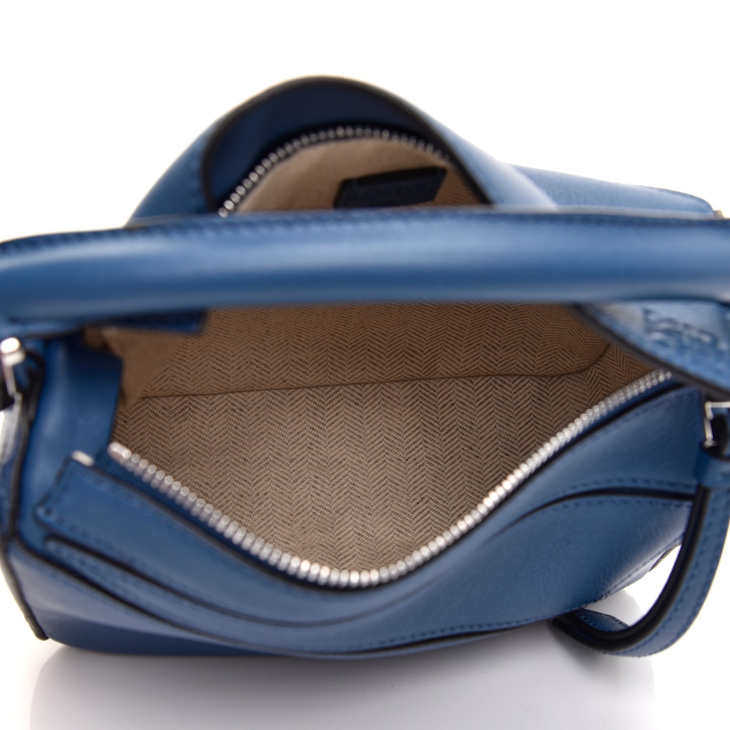 Calfskin Mini Puzzle Bag Blue