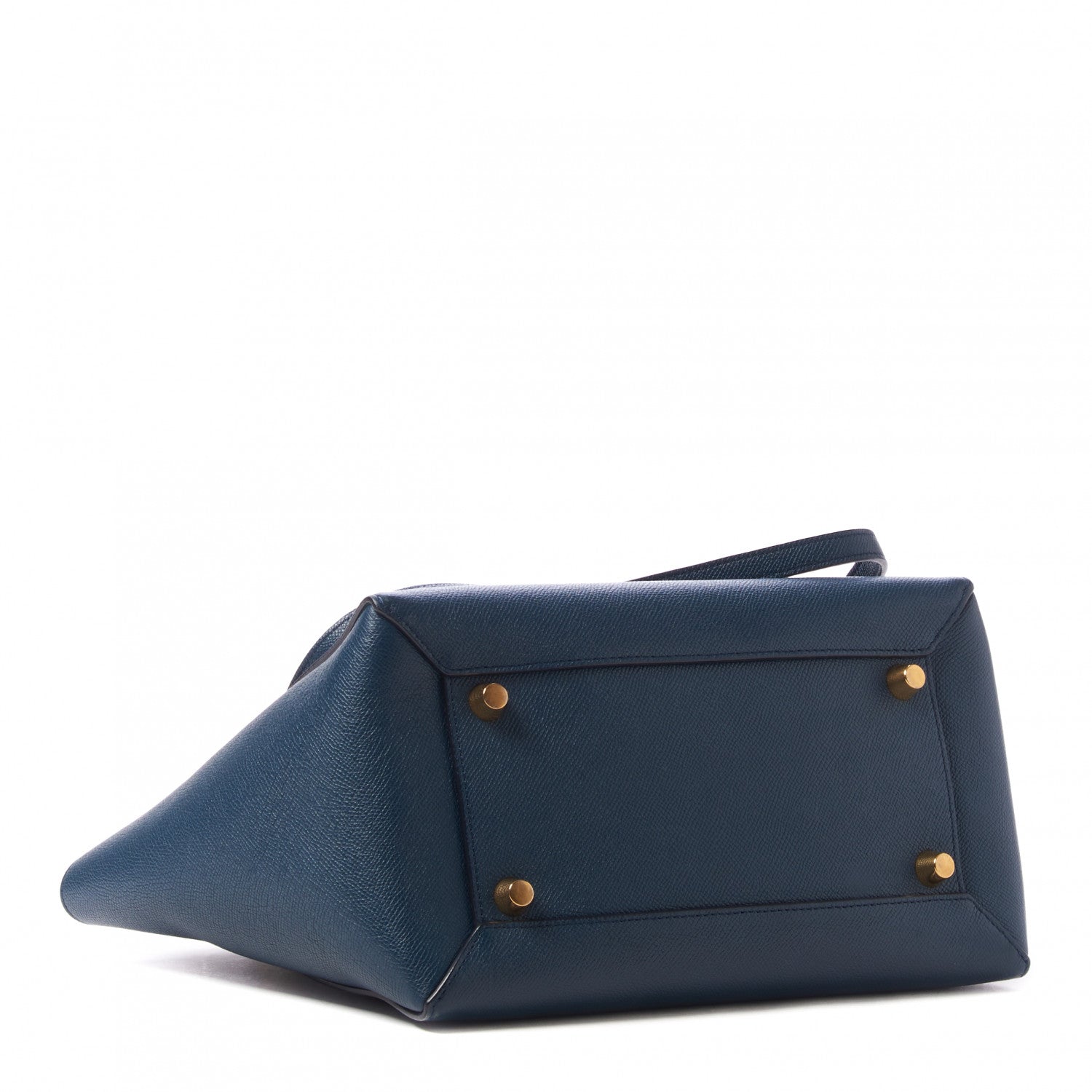 Celine Grained Calfskin Mini Belt Bag Steel Blue 4 of 9