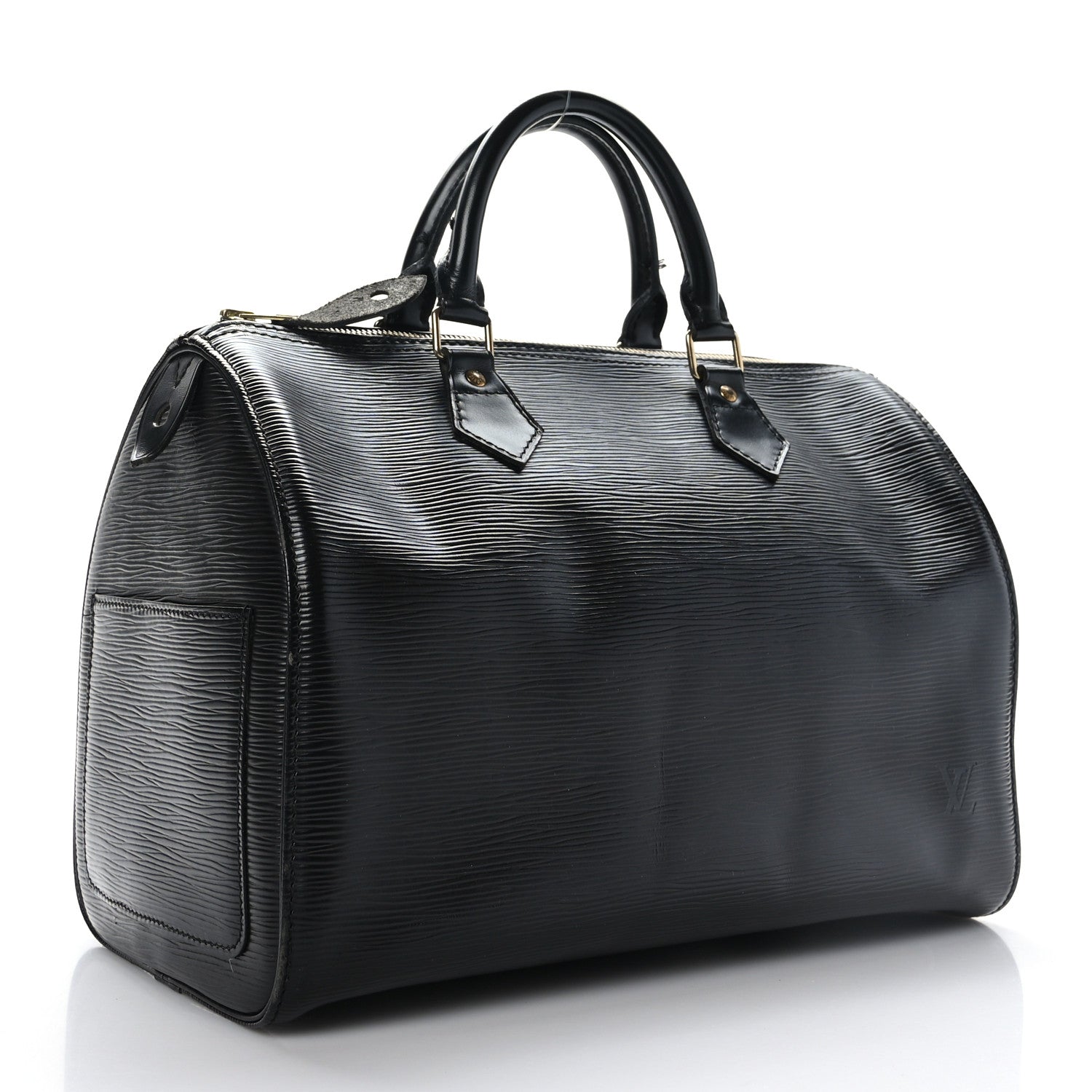 Louis Vuitton Epi Speedy 35 Black 3 of 13