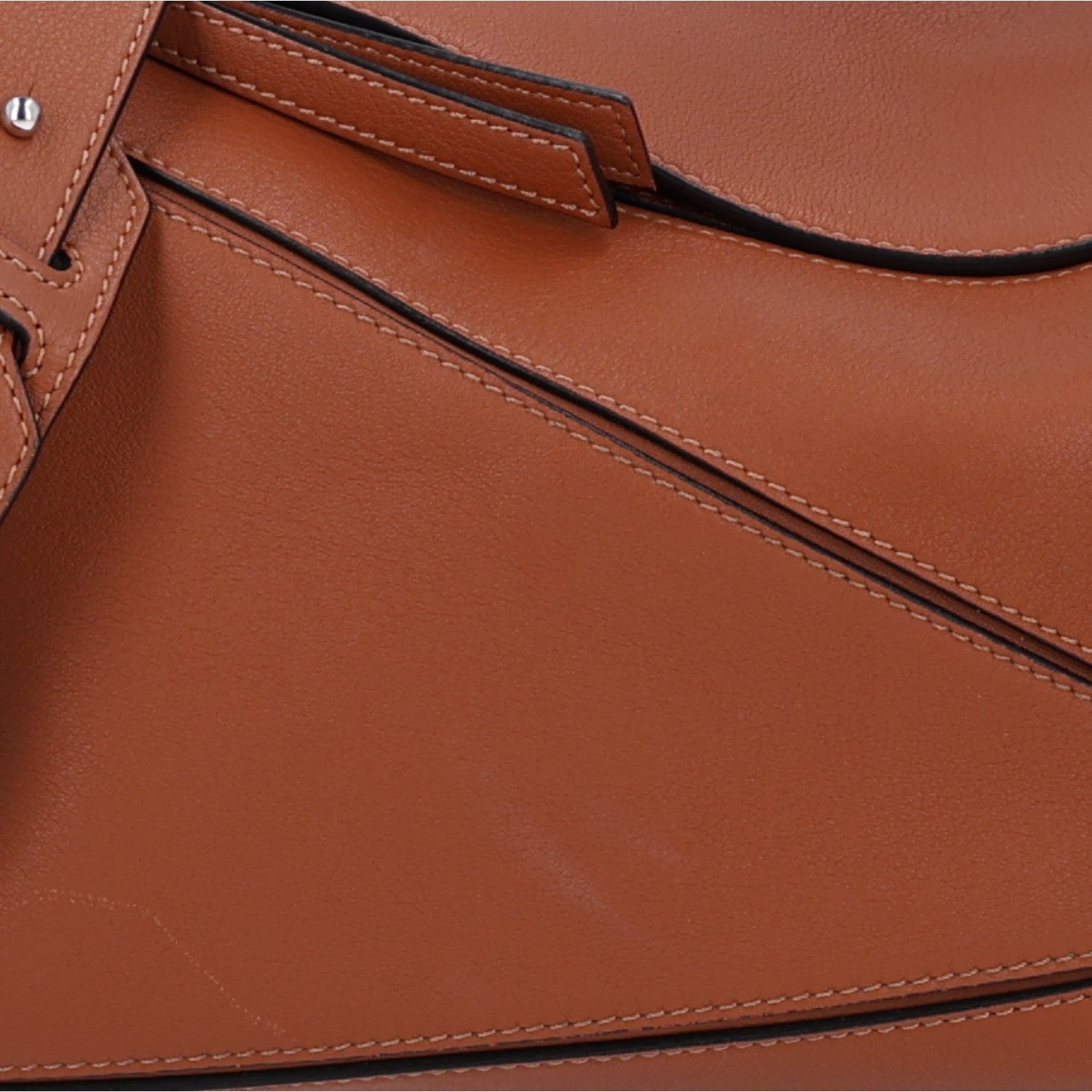 Loewe Calfskin Medium Puzzle Bag Tan 10 of 10