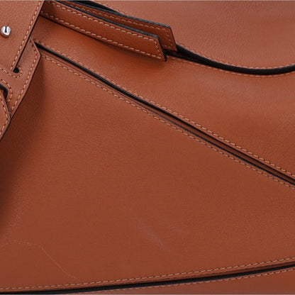 Loewe Calfskin Medium Puzzle Bag Tan 10 of 10