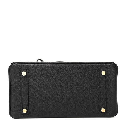 Hermes Togo Birkin 25 Black 6 of 35