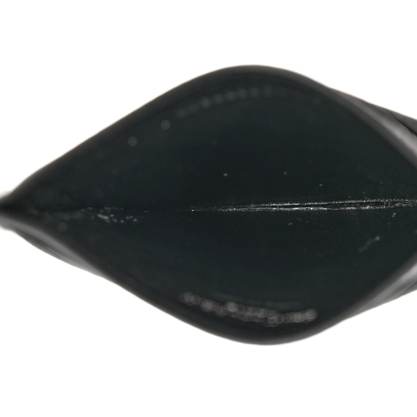 Grain De Poudre Matelasse Chevron Monogram Credit Card Case Black