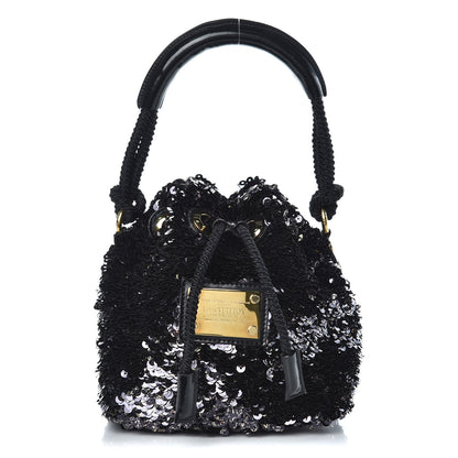 Louis Vuitton Sequin Mini Noe Rococo Black 1 of 9