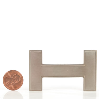 Hermes Quizz H Belt Buckle Silver 2 of 6