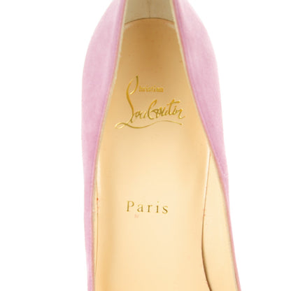 Christian Louboutin Suede So Kate 120 Pumps 38.5 Rosette 7 of 8