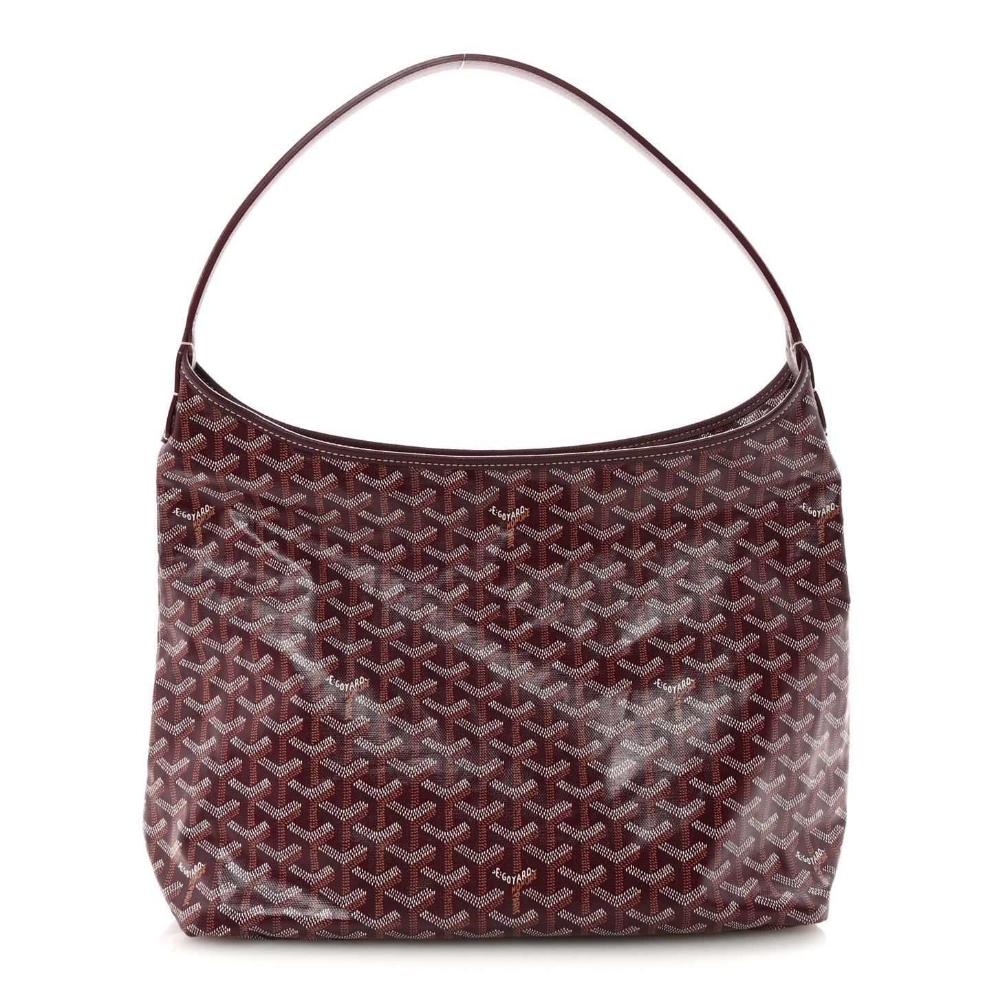 Goyardine Boheme Hobo Burgundy