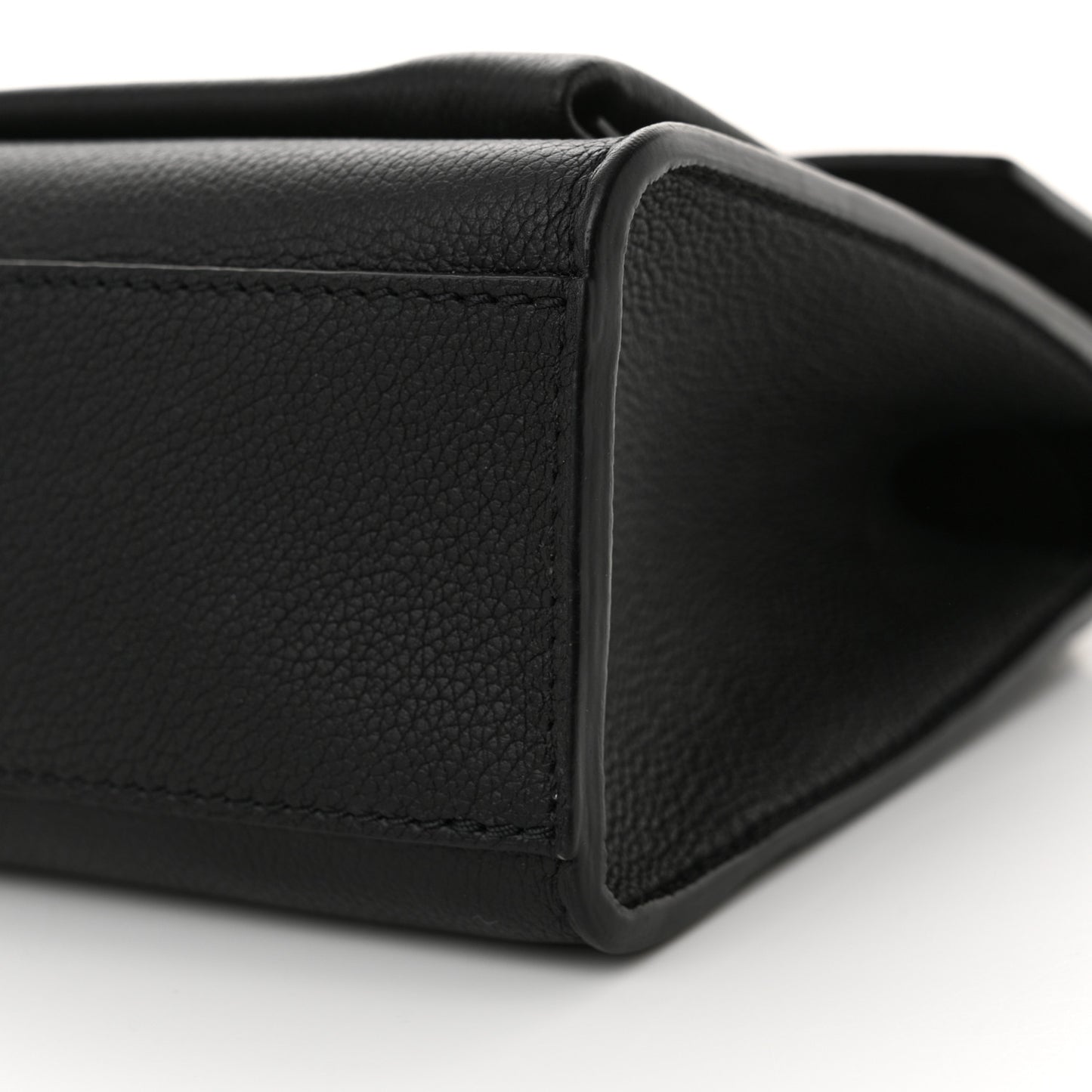 Soft Calfskin Mylockme Chain Bag BB Black
