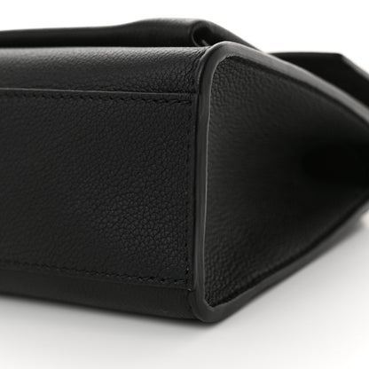 Louis Vuitton Soft Calfskin Mylockme Chain Bag BB Black 9 of 10