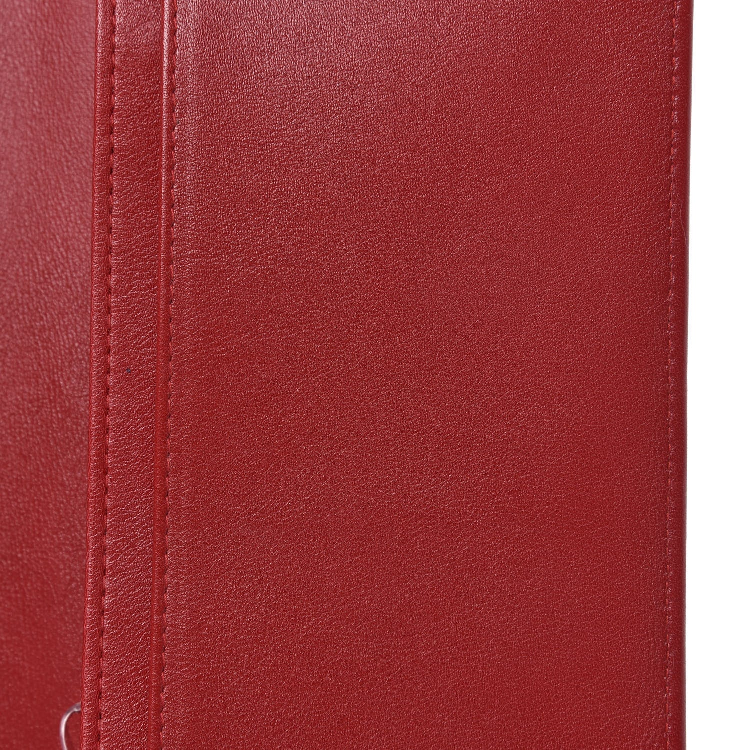 Chanel Caviar Timeless CC Yen Wallet Red 10 of 11