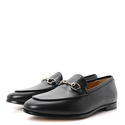 Gucci Calfskin Womens Jordaan Loafers 37 Black 4 of 10