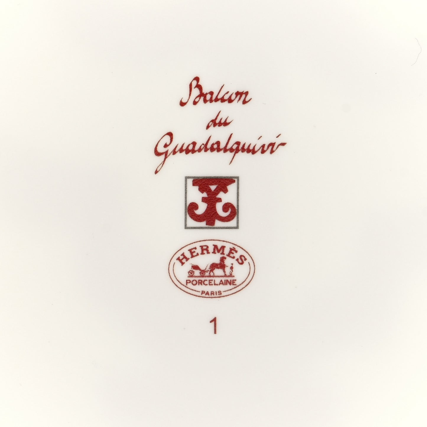 Porcelain Balcon du Guadalquivir Small Dish N°3