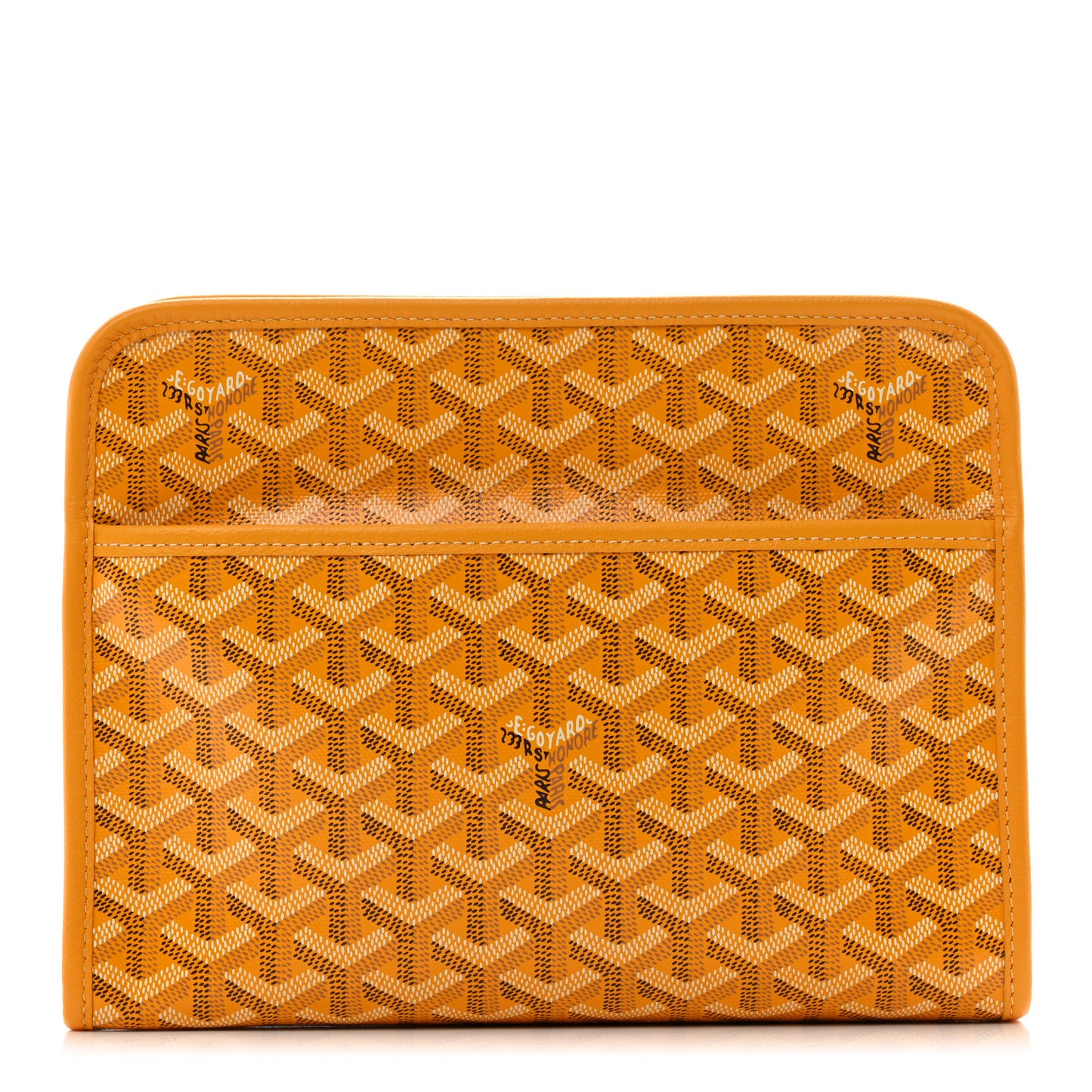 Goyardine Jouvence Toiletry Pouch Yellow