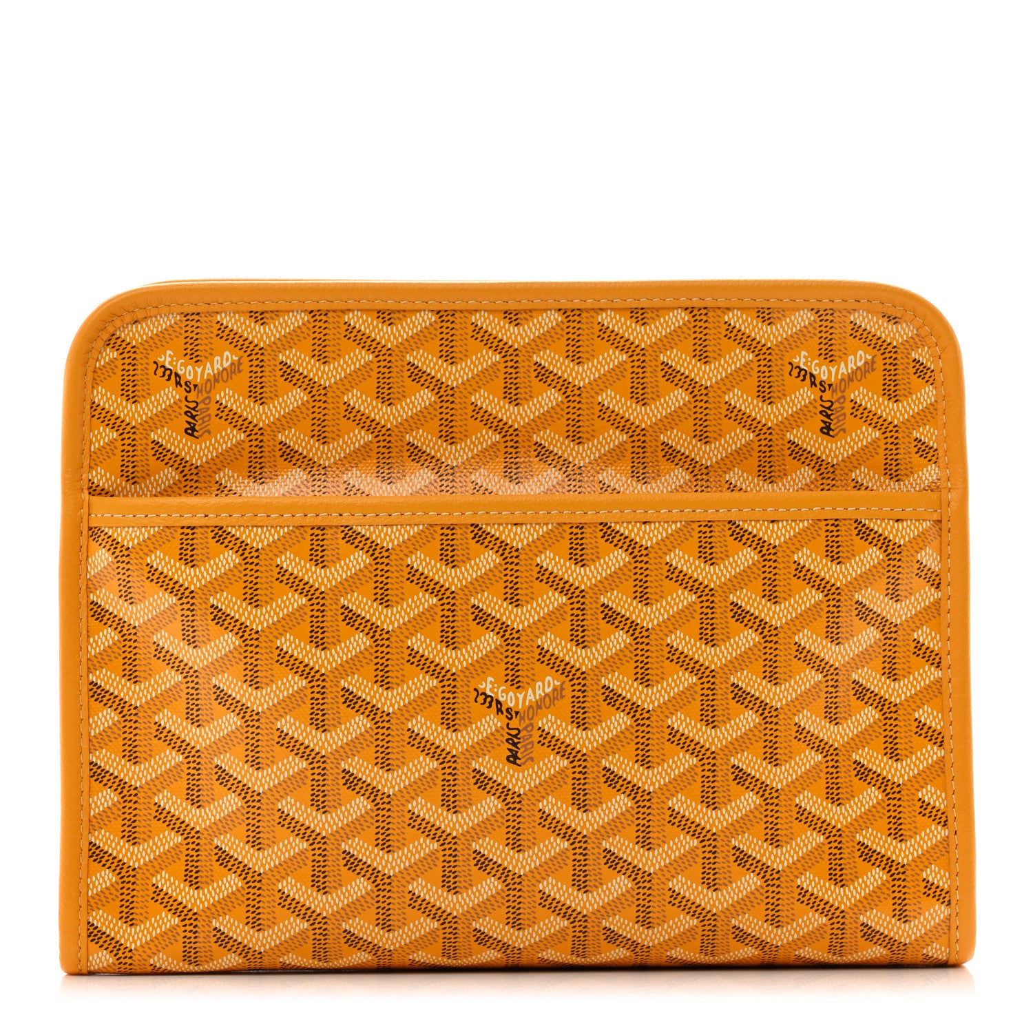 Goyard Goyardine Jouvence Toiletry Pouch Yellow 1 of 6