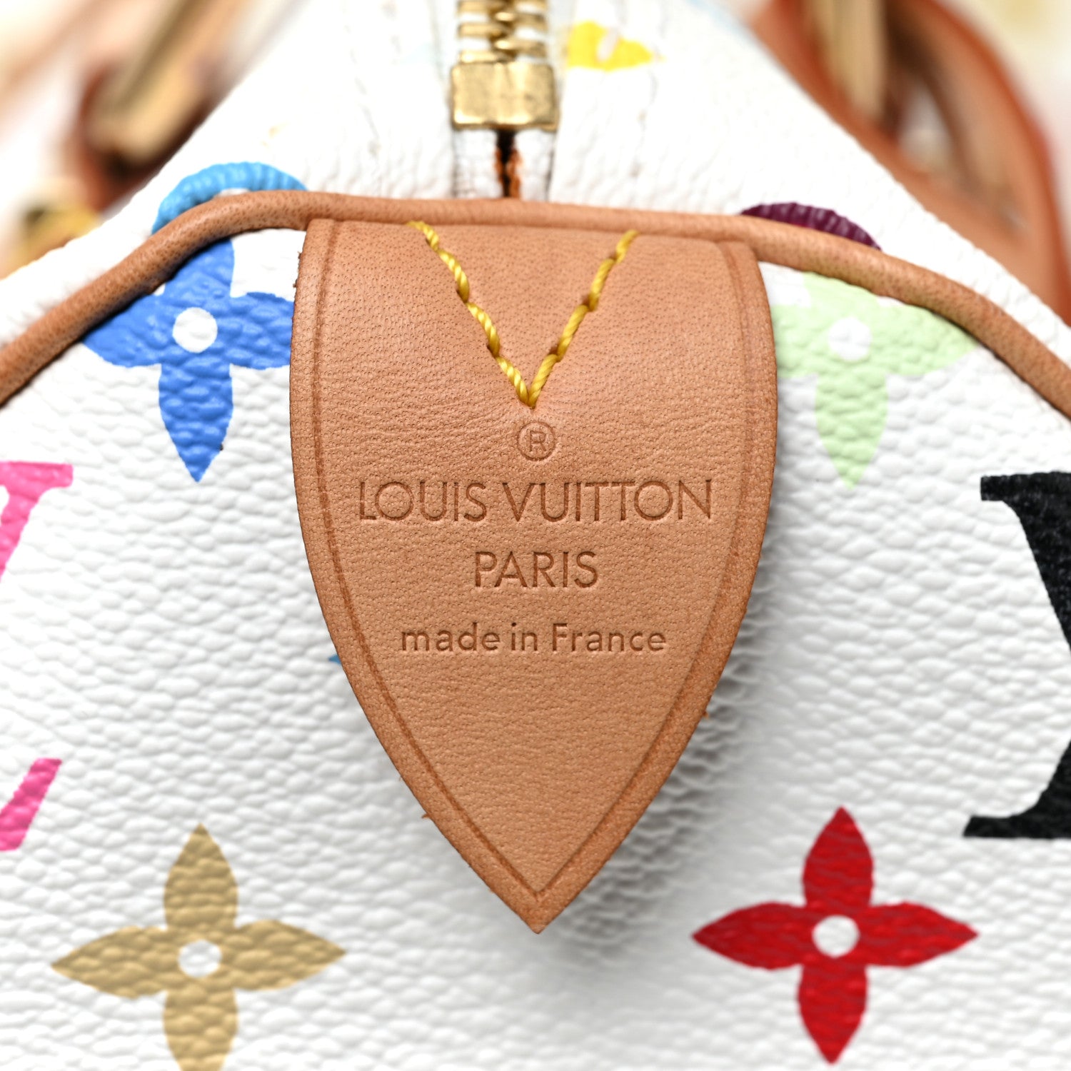 Louis Vuitton Monogram Multicolor Speedy 30 White 6 of 13
