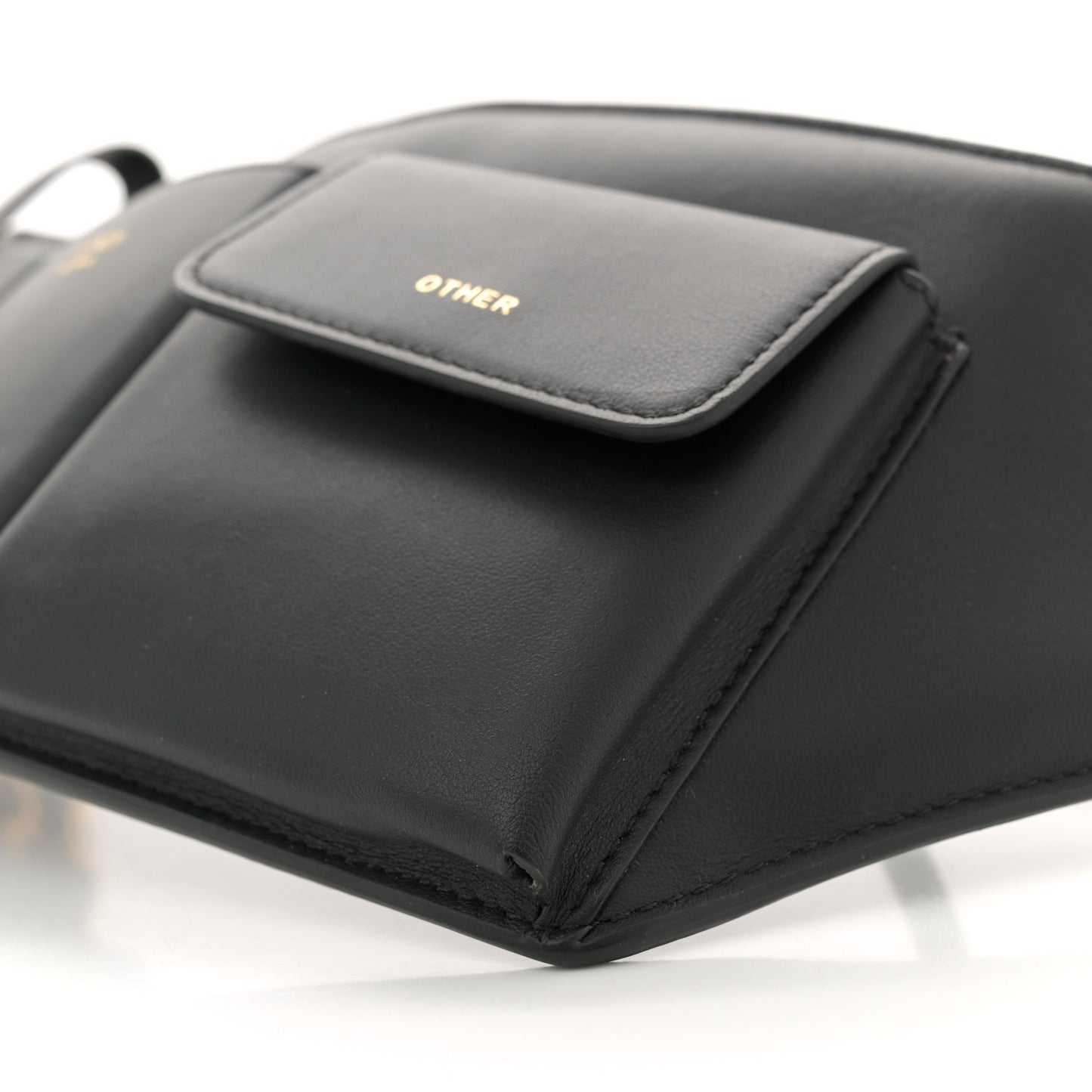 Vitello Grace Matte 3 Pocket Belt Pouch Black