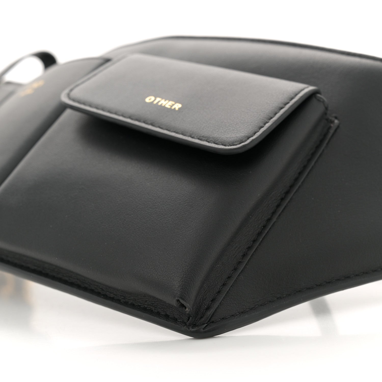 Fendi Vitello Grace Matte 3 Pocket Belt Pouch Black 9 of 10