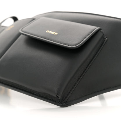 Fendi Vitello Grace Matte 3 Pocket Belt Pouch Black 9 of 10