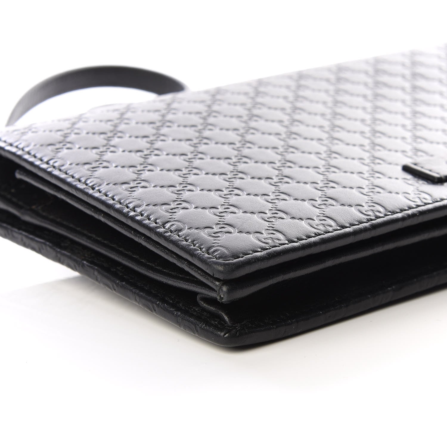 Gucci Microguccissima Crossbody Wallet Black 5 of 10