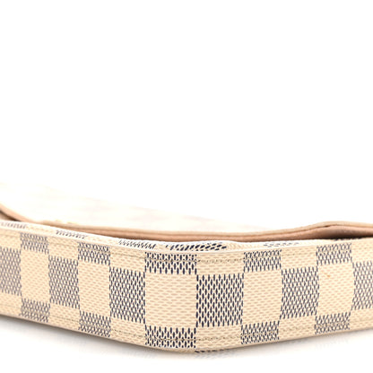 Louis Vuitton Damier Azur Pochette Felicie Chain Wallet Rose Ballerine 11 of 11
