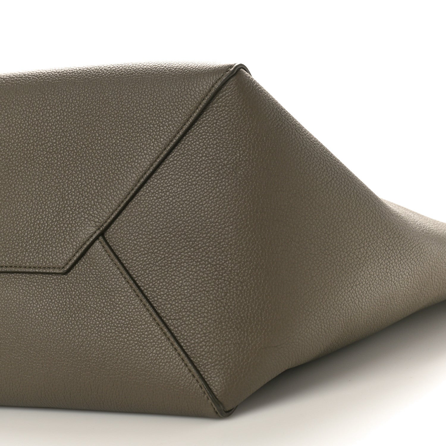 Celine Soft Grained Calfskin Small Belt Cabas Phantom Grey 8 of 8