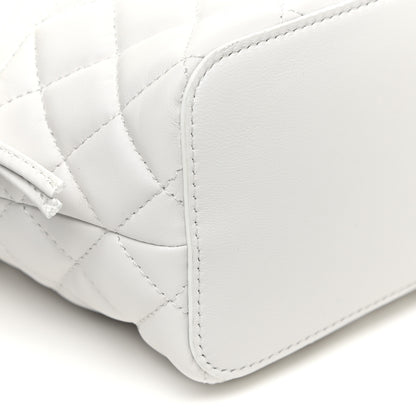 Versace Nappa Quilted Medusa Bucket Bag White 8 of 9