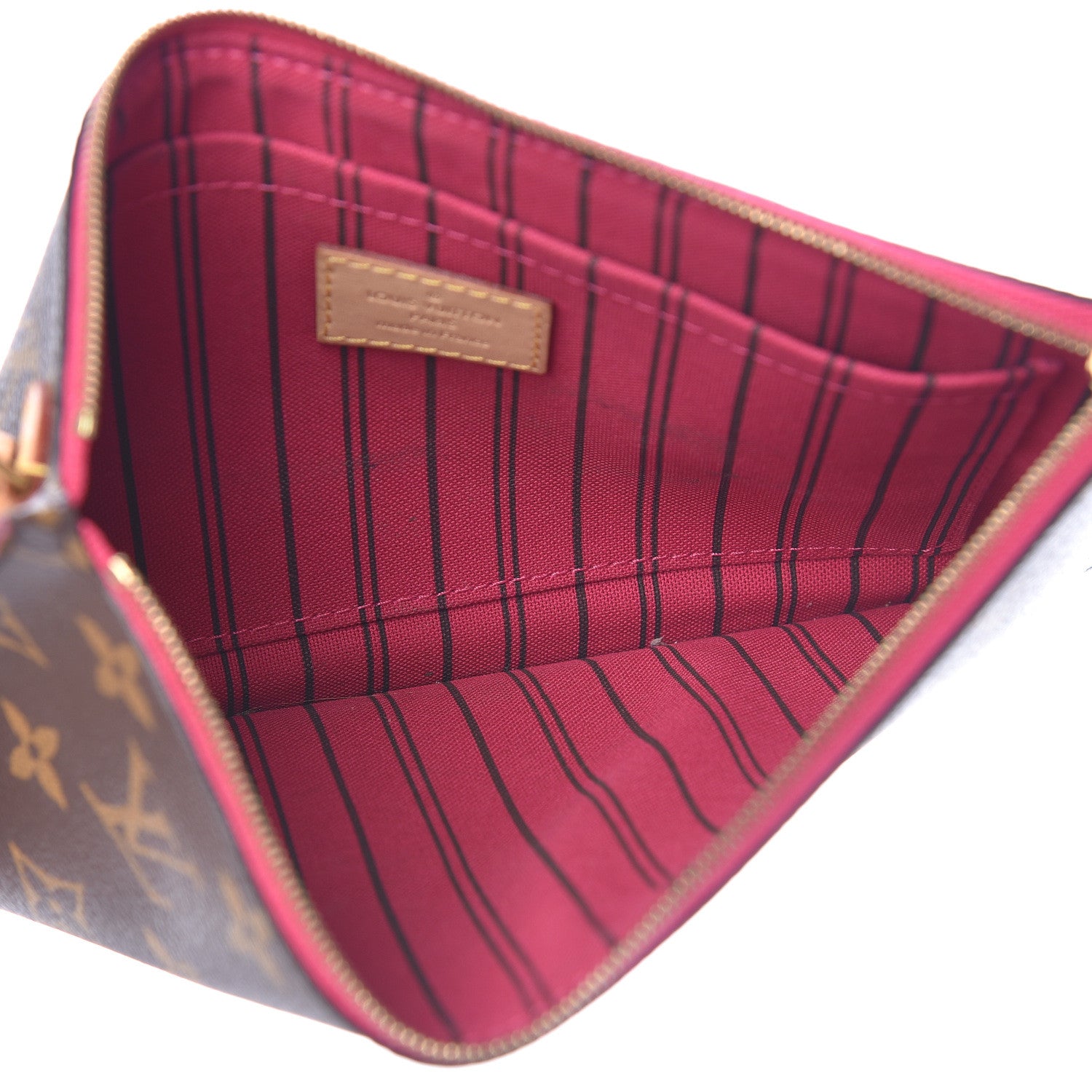 Louis Vuitton Monogram Neverfull MM GM Pochette Pivoine 5 of 8