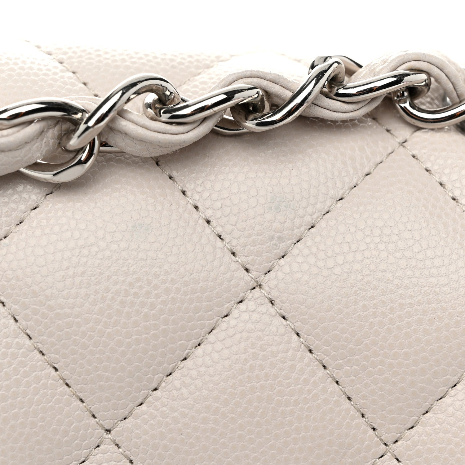 Chanel Quilted Jumbo Double Flap Ivory 11 of 11