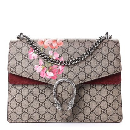 Gucci GG Supreme Monogram Blooms Medium Dionysus Shoulder Bag Beige Multicolor Dry Rose 2 of 8