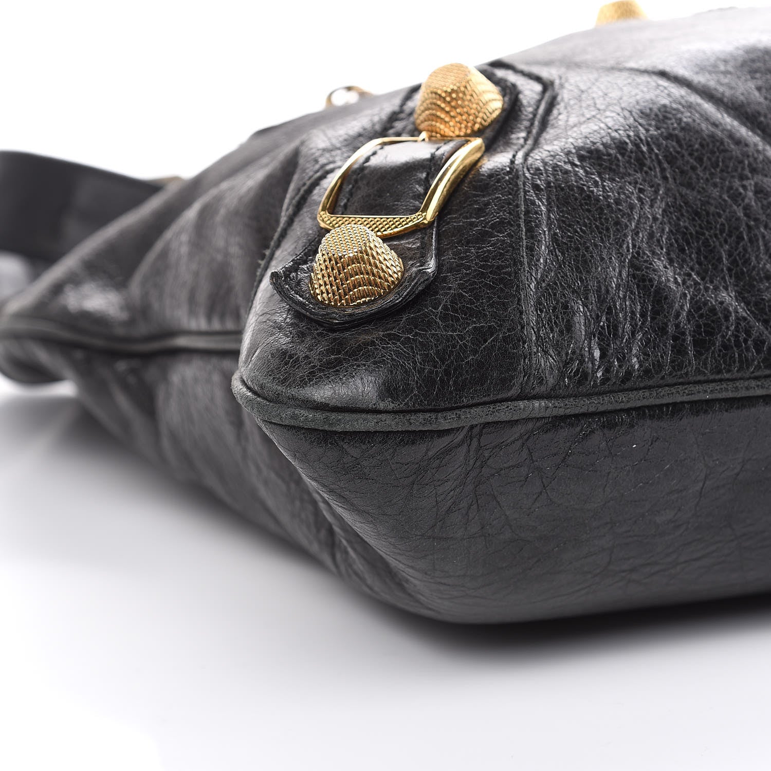 Balenciaga Chevre Giant 21 Gold Hardware Besace Hobo Black 10 of 20