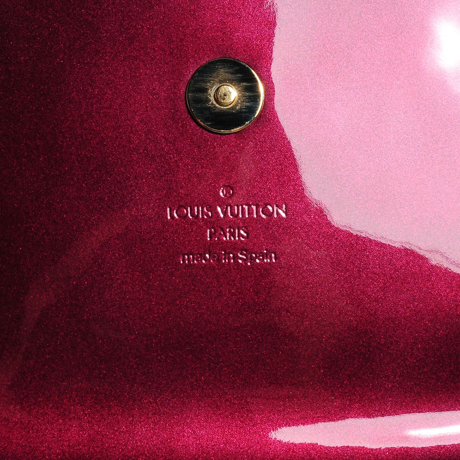 Louis Vuitton Patent Sobe Clutch Rouge Fauviste 5 of 7