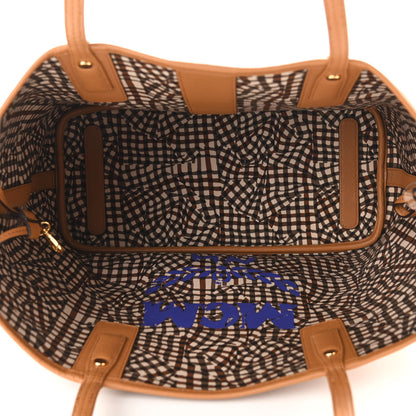MCM Visetos Medium Liz Reversible Shopper Tote Cognac 7 of 14