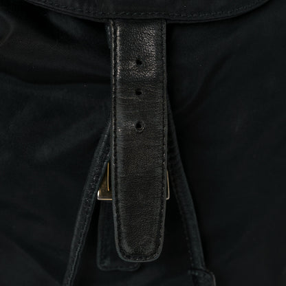 Prada Tessuto Nylon Vela Chain Backpack Black 12 of 15