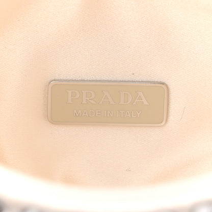 Prada Satin Crystal Mini Re-Edition 2000 Bag White 6 of 10