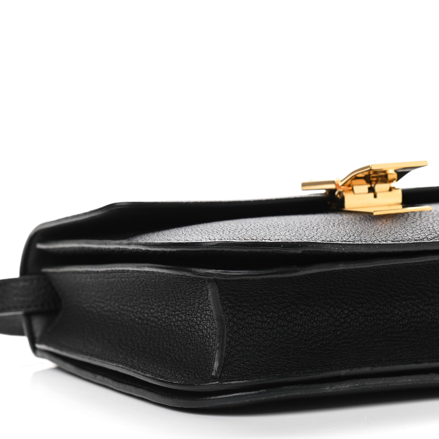 Celine Goatskin Medium Classic Box Flap Bag Black 10 of 11