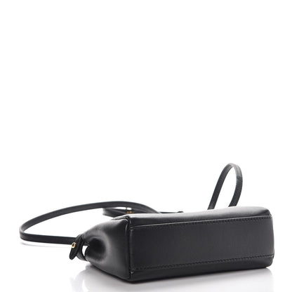 Fendi Nappa Micro Peekaboo Iconic Satchel Black 5 of 8