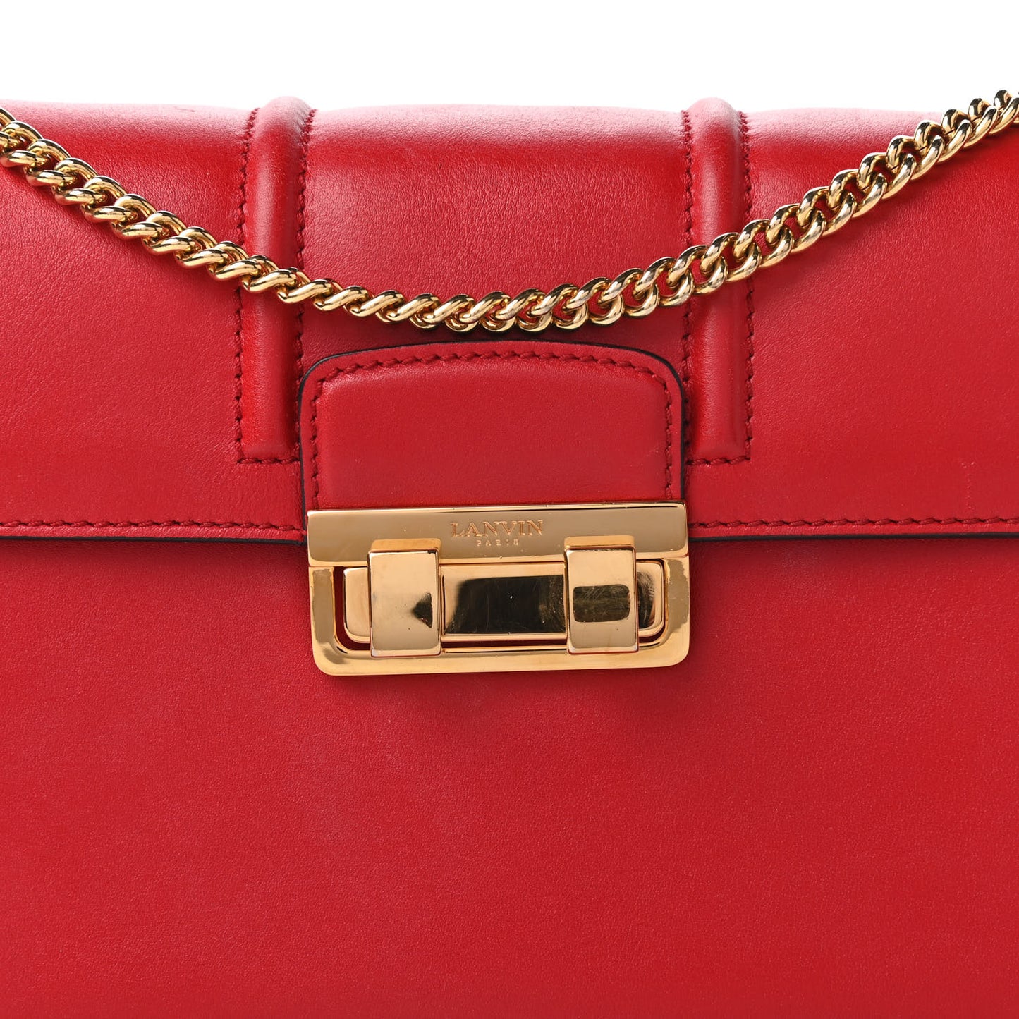 Smooth Calfskin Small Jiji Shoulder Bag Red