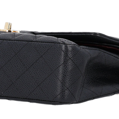 Chanel Caviar Quilted Medium Double Flap Black 10 of 10