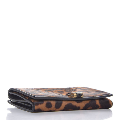 Saint Laurent Pony Hair Leopard Muse Wallet 4 of 8